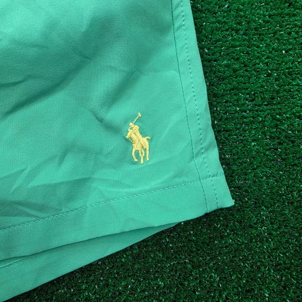 Polo Ralph Lauren Traveler‎ Swim Trunks Mens 2XL Mint Green Board Shorts Mesh